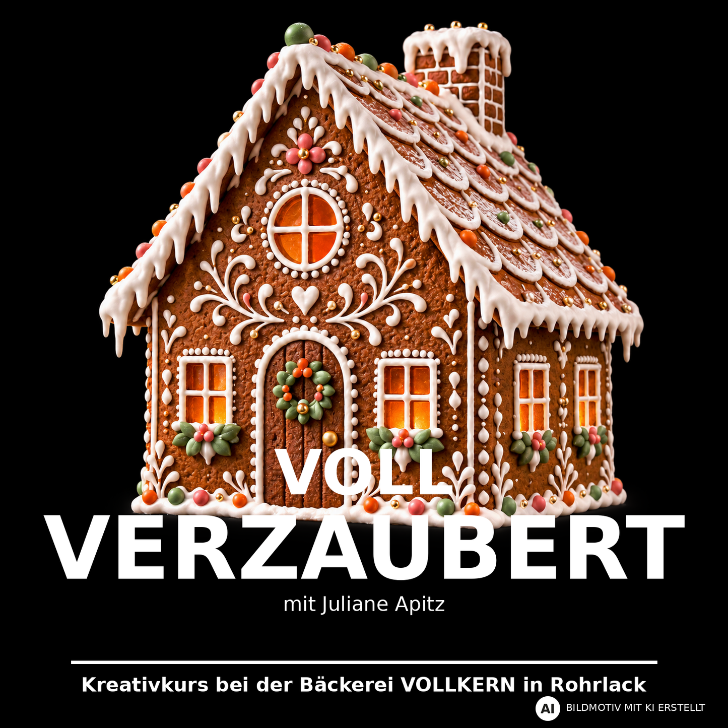 VOLL VERZAUBERT - Das weihnachtliche Lebkuchenhaus-Erlebnis am 12.12.2026