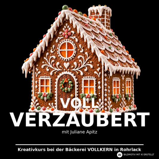 VOLL VERZAUBERT - Das weihnachtliche Lebkuchenhaus-Erlebnis am 12.12.2026